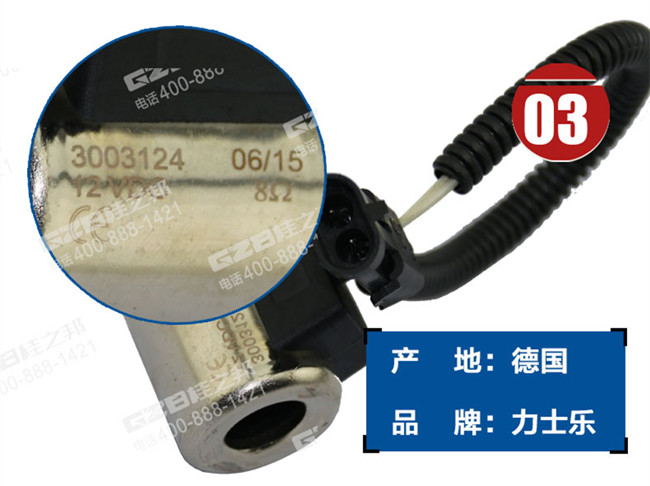 三一65挖机电磁阀线圈