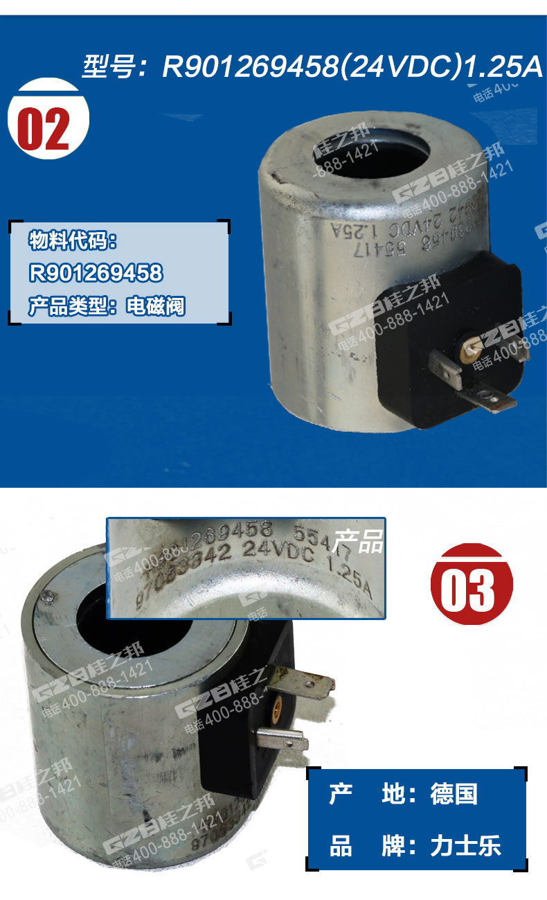 三一挖掘机电磁阀线圈