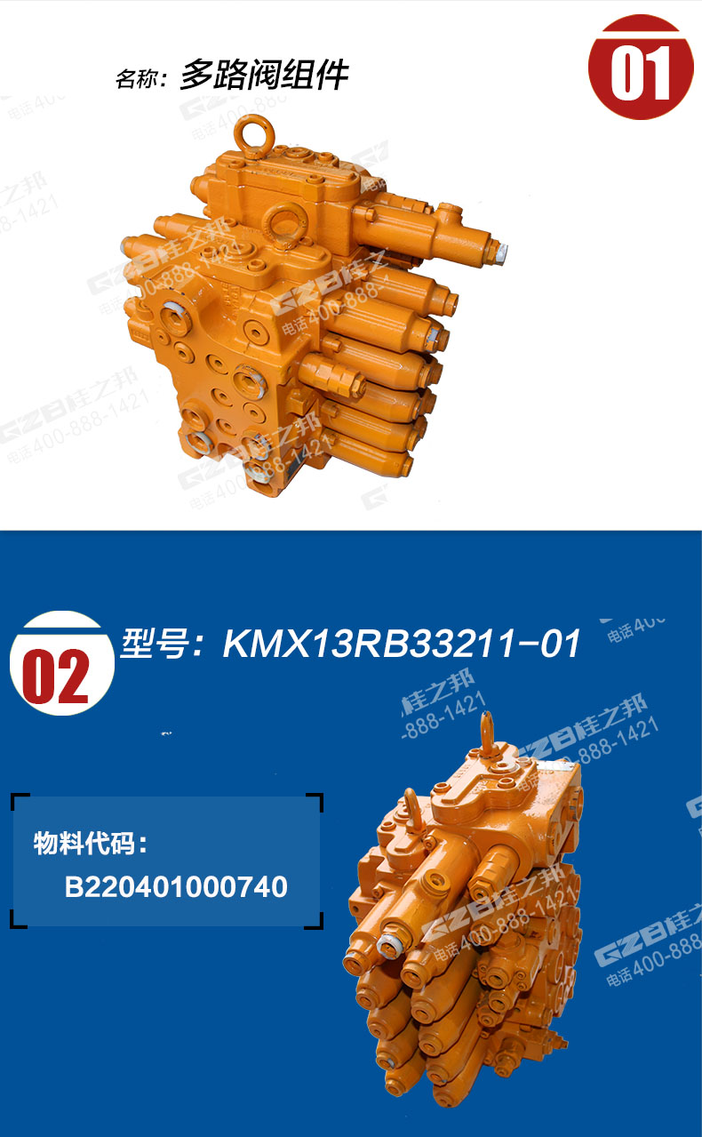 三一挖掘机多路阀