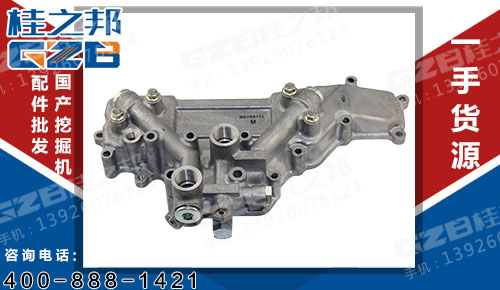 三一挖机配件 三菱发动机机油散热器组件ME088741