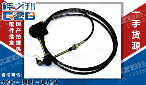 挖掘机手动油门线总成（4米） 常用挖机件 D51-200