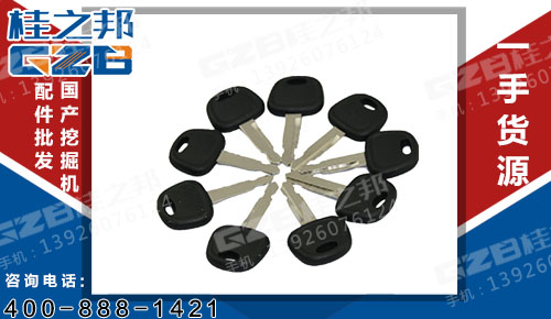 启动开关钥匙33G4-14015 三一挖掘机配件 60022654KY