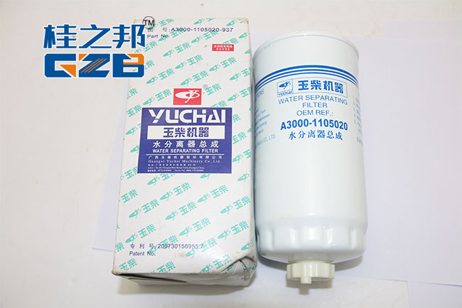 玉柴挖机柴油滤芯